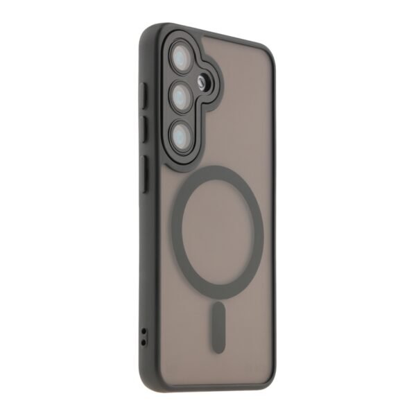 Чохол TPU+PC Magnetic Matte Camera Lens with Magsafe для Samsung Galaxy S25 5G (S931)