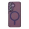 Чохол TPU+PC Magnetic Matte Camera Lens with Magsafe для Samsung Galaxy S25 5G (S931)