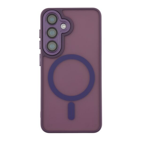 Чохол TPU+PC Magnetic Matte Camera Lens with Magsafe для Samsung Galaxy S25 5G (S931)