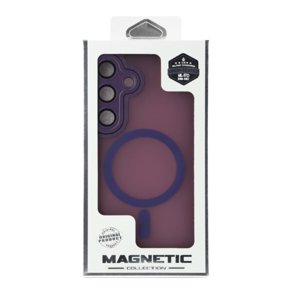 Чохол TPU+PC Magnetic Matte Camera Lens with Magsafe для Samsung Galaxy S25 5G (S931)