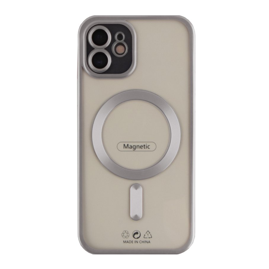 Чохол TPU Metallic Chrome Full Camera with Magsafe для iPhone 11 - Зображення 13