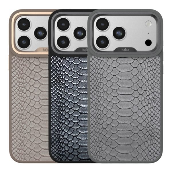 Чохол Kajsa Glamorous Collection Snake Pattern with MagSafe для iPhone 17 Pro