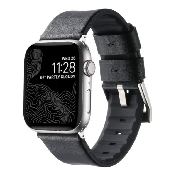 85461e87-559f-11f0-80cb-9457a5668888-big.jpg Ремінець для Apple Watch Leather+Silicone 42/44/45/49 mm