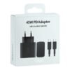 859b8f3d-5064-11f1-80e1-9457a5668888-big-1.jpg Мережевий Зарядний Пристрій for Samsung 1USB-C QC/PD45W+Type-C to Type-C 1:1