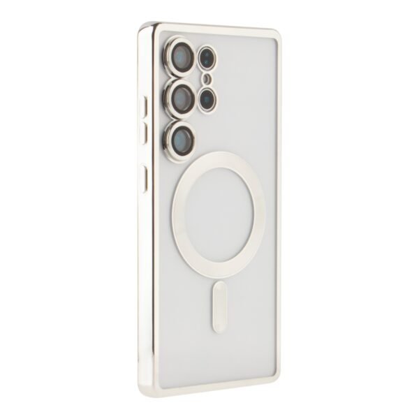 Чoхол TPU Metallic Full Camera with Magsafe для Samsung Galaxy S25 Ultra 5G (S938)