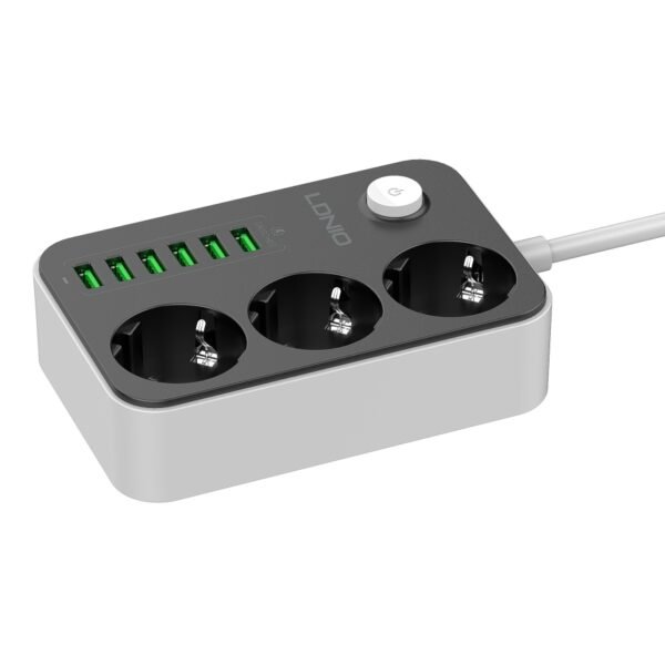 88f1df44-656e-11f1-80e3-9457a5668888-big.jpg Мережевий Подовжувач LDNIO SE3631 6USB 3.4A / 3 Socket