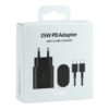 Мережевий Зарядний Пристрій для Samsung 1USB-C QC/PD25W+Type-C to Type-C 1:1