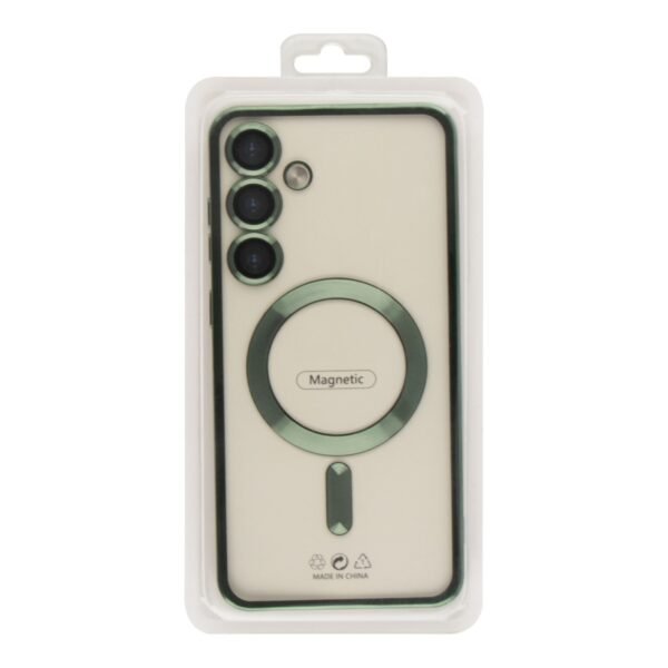 Чехол TPU Metallic Full Camera with Magsafe для Samsung Galaxy S25 5G (S931)