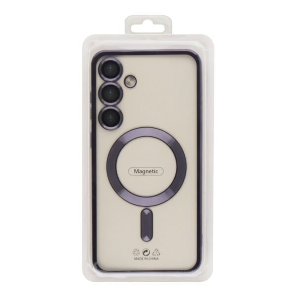 Чехол TPU Metallic Full Camera with Magsafe для Samsung Galaxy S25 5G (S931)
