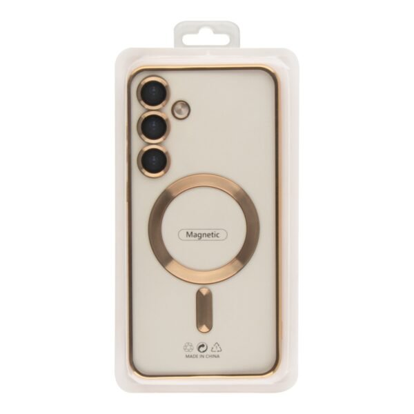 Чехол TPU Metallic Full Camera with Magsafe для Samsung Galaxy S25 5G (S931)