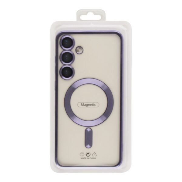 Чехол TPU Metallic Full Camera with Magsafe для Samsung Galaxy S25 5G (S931)