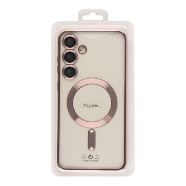Чехол TPU Metallic Full Camera with Magsafe для Samsung Galaxy S25 5G (S931)