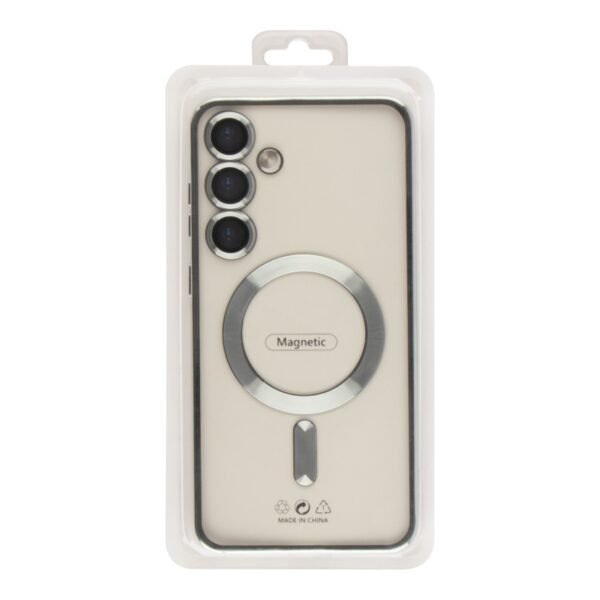 Чехол TPU Metallic Full Camera with Magsafe для Samsung Galaxy S25 5G (S931)