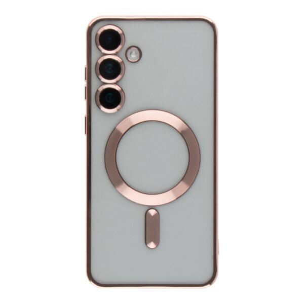 Чехол TPU Metallic Full Camera with Magsafe для Samsung Galaxy S25 5G (S931)