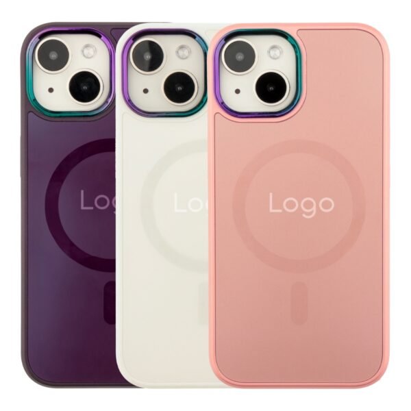 Чохол AG-Glass Chrome Camera with Magsafe для iPhone 15