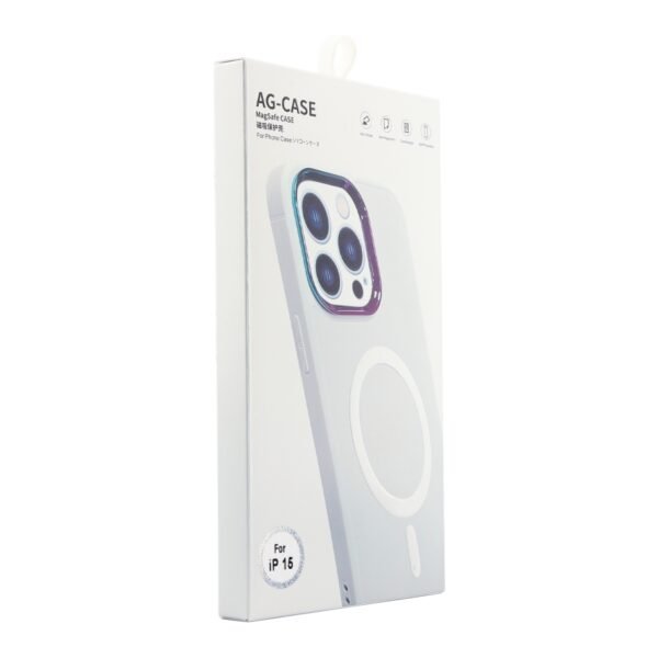 Чохол AG-Glass Chrome Camera with Magsafe для iPhone 15