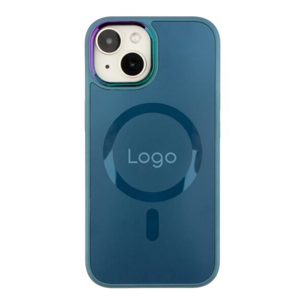 Чохол AG-Glass Chrome Camera with Magsafe для iPhone 15