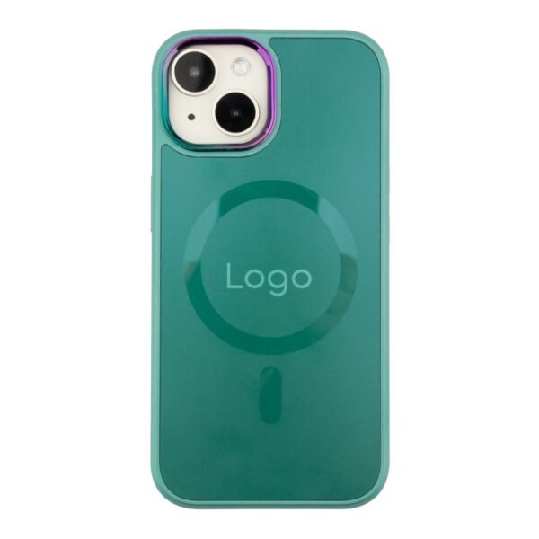 Чохол AG-Glass Chrome Camera with Magsafe для iPhone 15