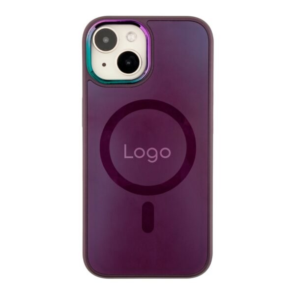 Чохол AG-Glass Chrome Camera with Magsafe для iPhone 15