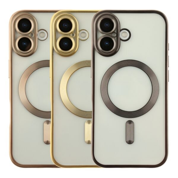Чохол TPU Metallic Chrome Full Camera with Magsafe для iPhone 17