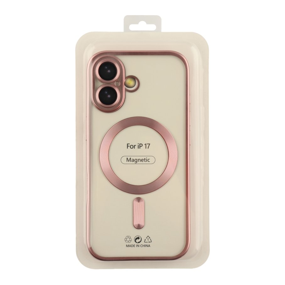 Чохол TPU Metallic Chrome Full Camera with Magsafe для iPhone 17 - Зображення 6