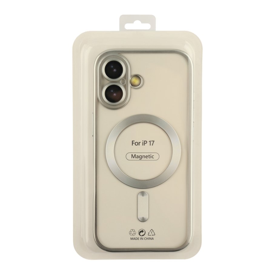 Чохол TPU Metallic Chrome Full Camera with Magsafe для iPhone 17 - Зображення 7
