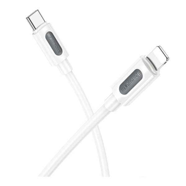 Кабель USB Borofone BX114 Silicone Type-C to Lightning PD27W