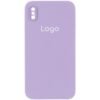 Чохол Silicone Case Square Full Camera для iPhone Xs Max