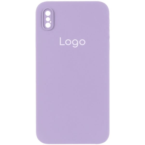 Чохол Silicone Case Square Full Camera для iPhone Xs Max
