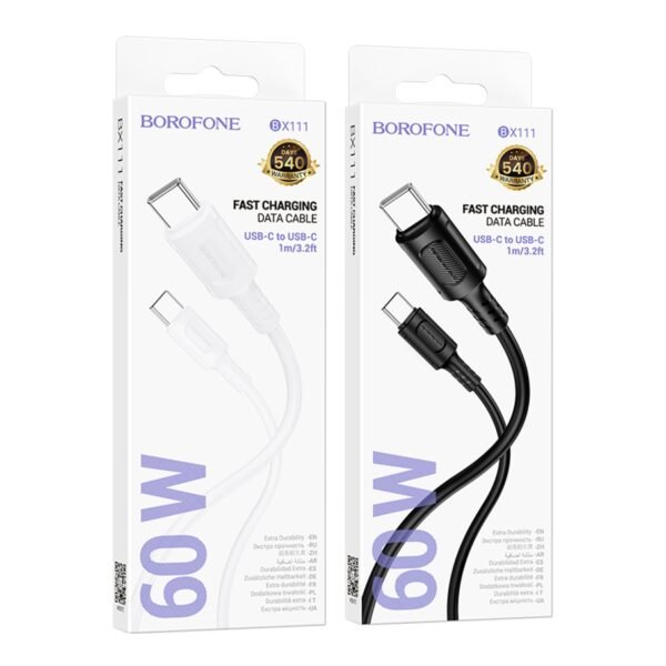 9f792963-a808-11ef-80bb-9457a5668888-big.jpg Кабель USB Borofone BX111 Type-C to Type-C 60W