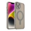 Чохол TPU+PC Magnetic Matte Camera Lens with Magsafe для iPhone 14