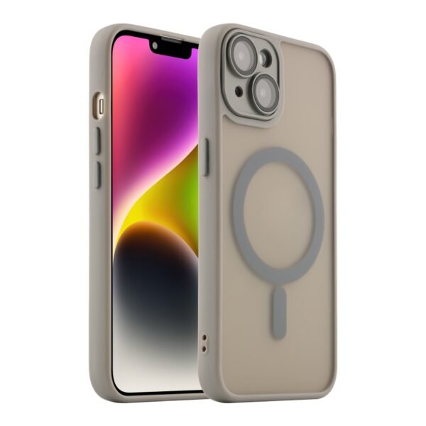 Чохол TPU+PC Magnetic Matte Camera Lens with Magsafe для iPhone 14