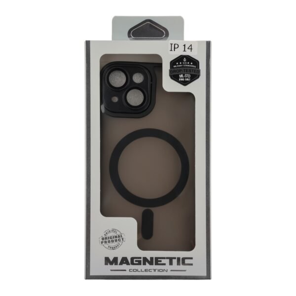 Чохол TPU+PC Magnetic Matte Camera Lens with Magsafe для iPhone 14