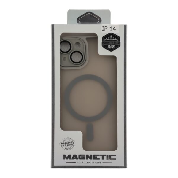 Чохол TPU+PC Magnetic Matte Camera Lens with Magsafe для iPhone 14