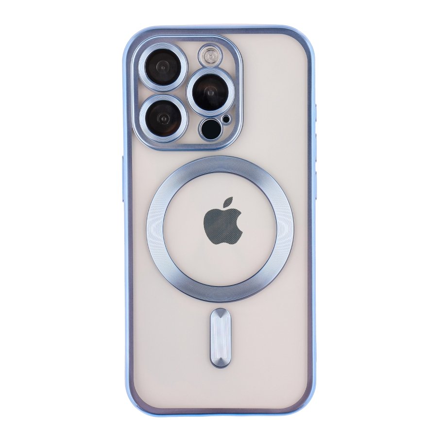 Чохол TPU Metallic Chrome Full Camera with Magsafe для iPhone 12 Pro Max - Зображення 5