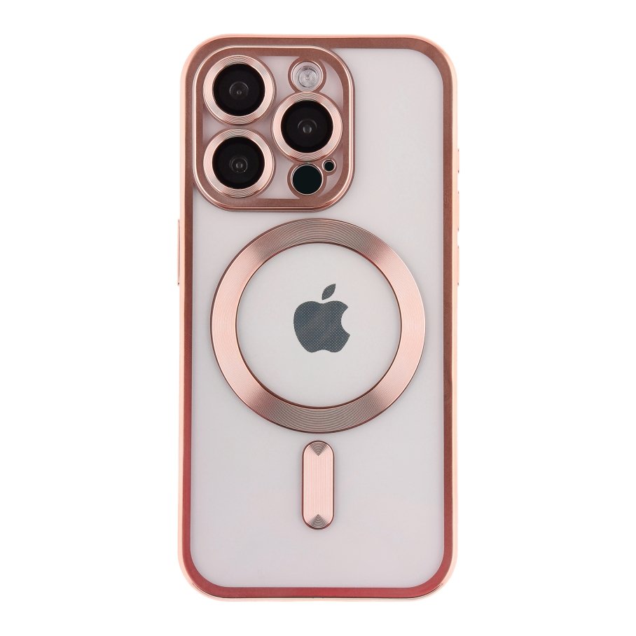 Чохол TPU Metallic Chrome Full Camera with Magsafe для iPhone 12 Pro Max - Зображення 8