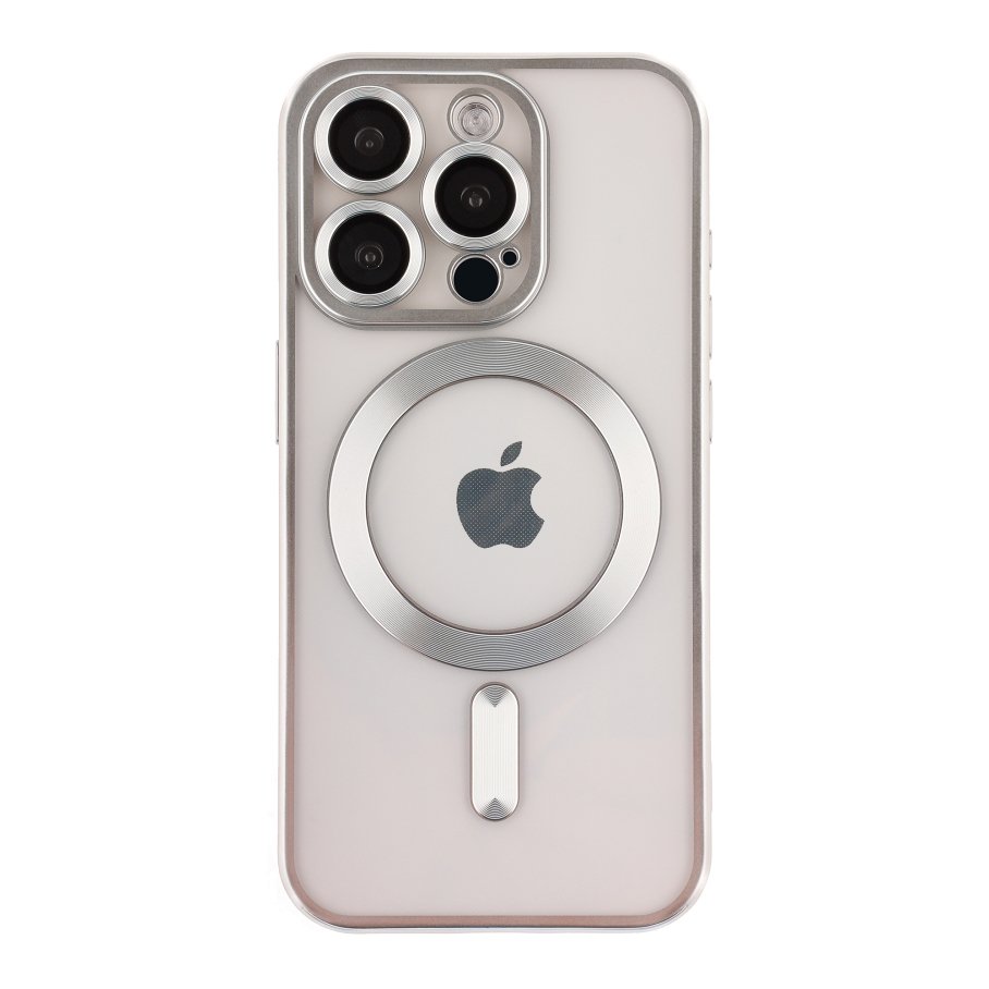 Чохол TPU Metallic Chrome Full Camera with Magsafe для iPhone 12 Pro Max - Зображення 9
