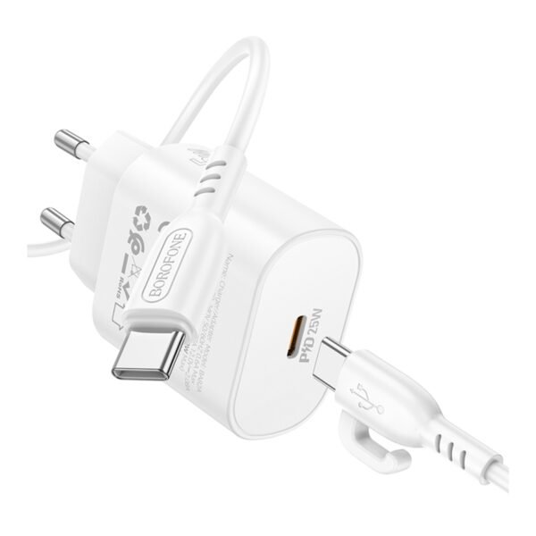 a1e5b2be-a25d-11ef-80bb-9457a5668888-big.jpg Мережевий Зарядний Пристрій Borofone BA82A 1USB-C PD/QC 25W+Type-C to Type-C