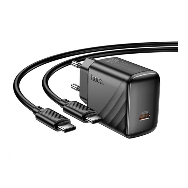 a6527341-9ceb-11ef-80bb-9457a5668888-big.jpg Мережевий Зарядний Пристрій Hoco CS24A 1USB-C PD/QC 25W+Type-C to Type-C