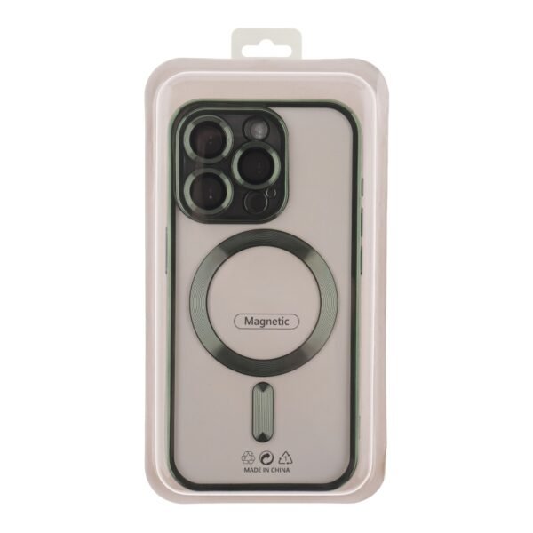 Чохол TPU Metallic Full Camera with Magsafe для iPhone 14 Pro