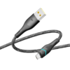 Кабель USB Ridea RC-RL15 RGB Light MicroUSB 3A 1.2m