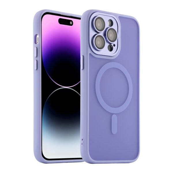 Чохол TPU+PC Magnetic Matte Camera Lens with Magsafe для iPhone 14 Pro Max