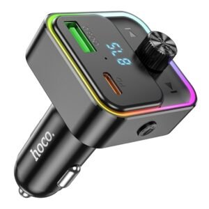 FM-трансмітер Hoco E81 USB-C PD30W+USB-A QC18W/BT5.0 Total 30W