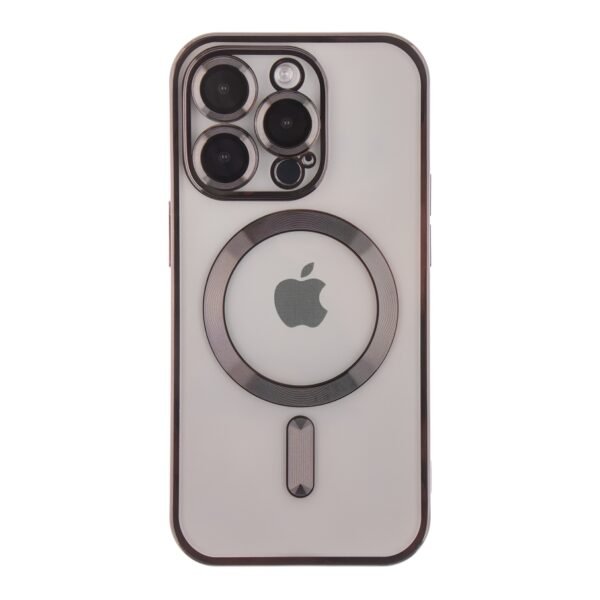 Чохол TPU Metallic Full Camera with Magsafe для iPhone 14 Pro
