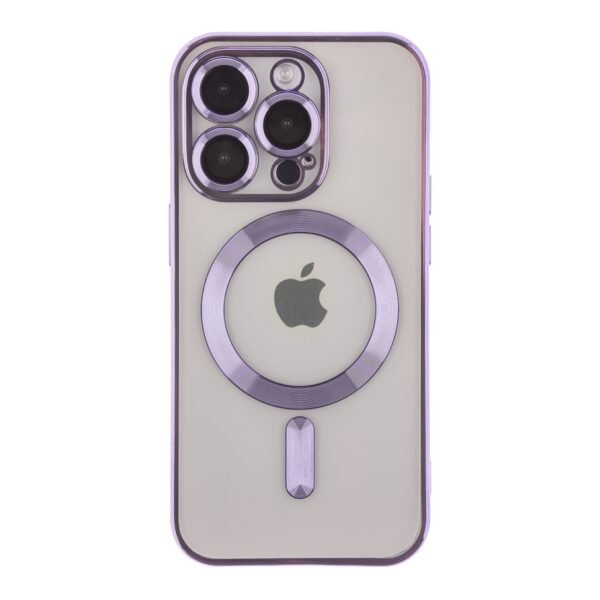 Чохол TPU Metallic Full Camera with Magsafe для iPhone 14 Pro