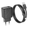 Мережевий Зарядний Пристрій Hoco CS21A 1USB QC 18W+USB to Type-C