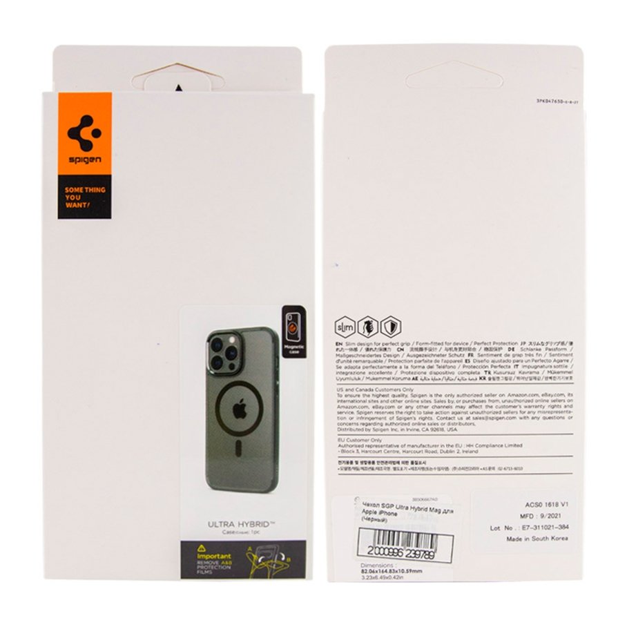 Чохол TPU+PC Spigen Ultra Hybrid with Magsafe для iPhone 13 - Зображення 2