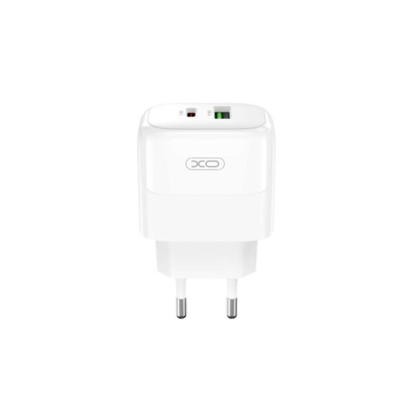 Мережевий Зарядний Пристрій XO L137 1USB-C/1USB PD/QC 20W+Type-C to Lightning