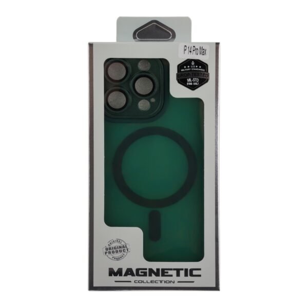 Чохол TPU+PC Magnetic Matte Camera Lens with Magsafe для iPhone 14 Pro