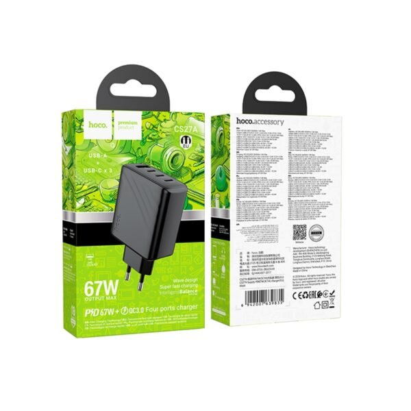 cf7ecfd8-9ce3-11ef-80bb-9457a5668888-big-1.jpg Мережевий Зарядний Пристрій Hoco CS27A 3USB-C/1USB PD/QC 67W